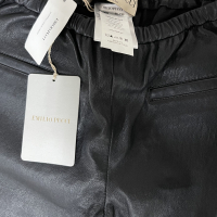 Calça Emilio Pucci Couro Preto 