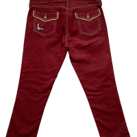 Calça Isabel Marant Vermelha Estampada Flores-40