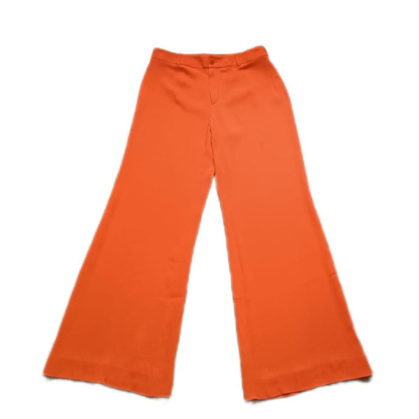 Calça Ralph Lauren Laranja Seda - 38 Calça Ralph Lauren Laranja Seda - 38