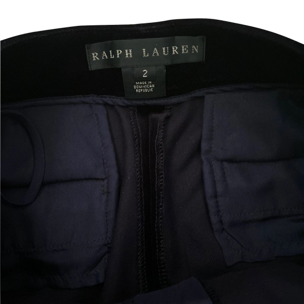 Calça Ralph Lauren Azul Marinho Veludo - 36