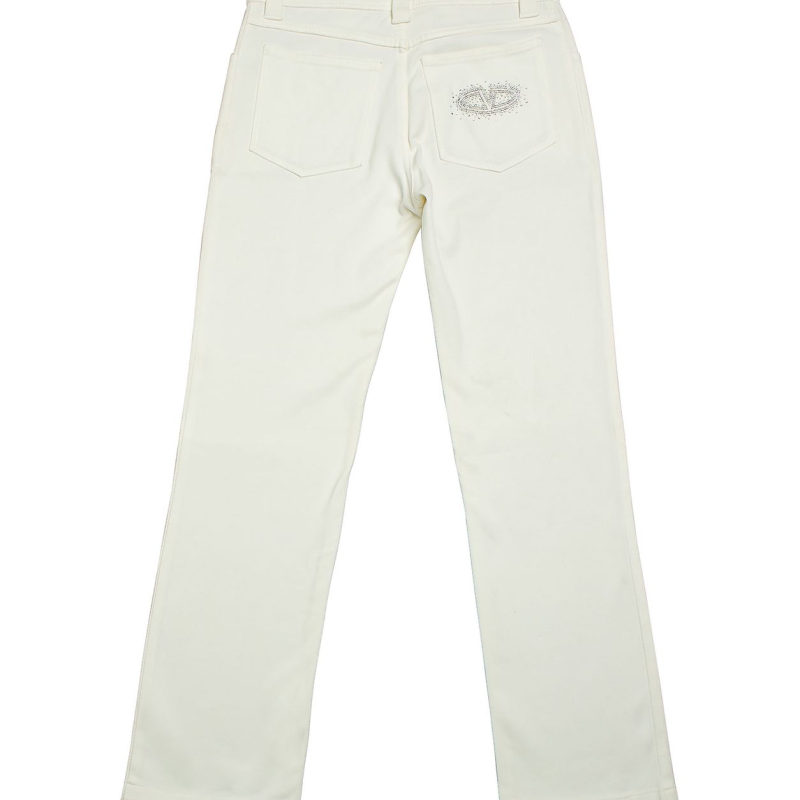 Calça Valentino Tecido Branco 38 Calça Valentino Tecido Branco 38