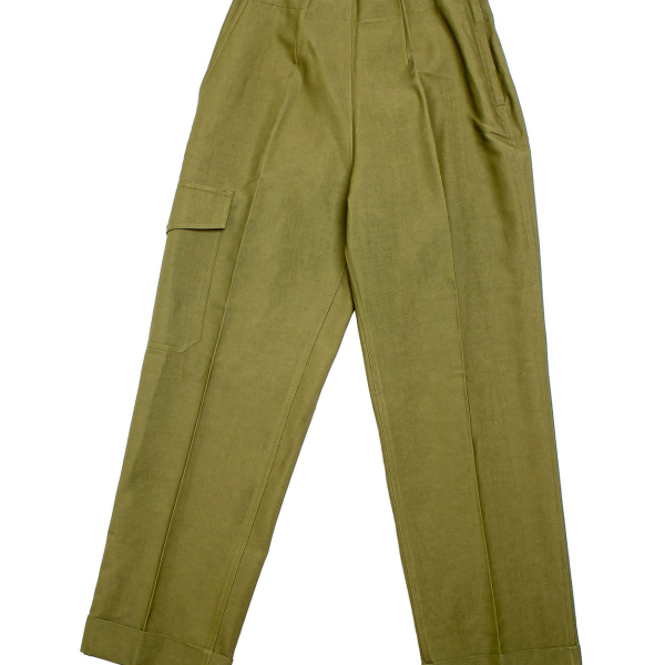 Calça Victoria Beckham Verde 38