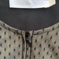 Camisa Anne Fontaine Preta C/ Renda 