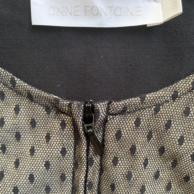 Camisa Anne Fontaine Preta C/ Renda  Camisa Anne Fontaine Preta C/ Renda