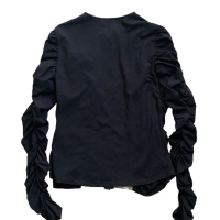 Camisa Anne Fontaine Preta C/ Renda 