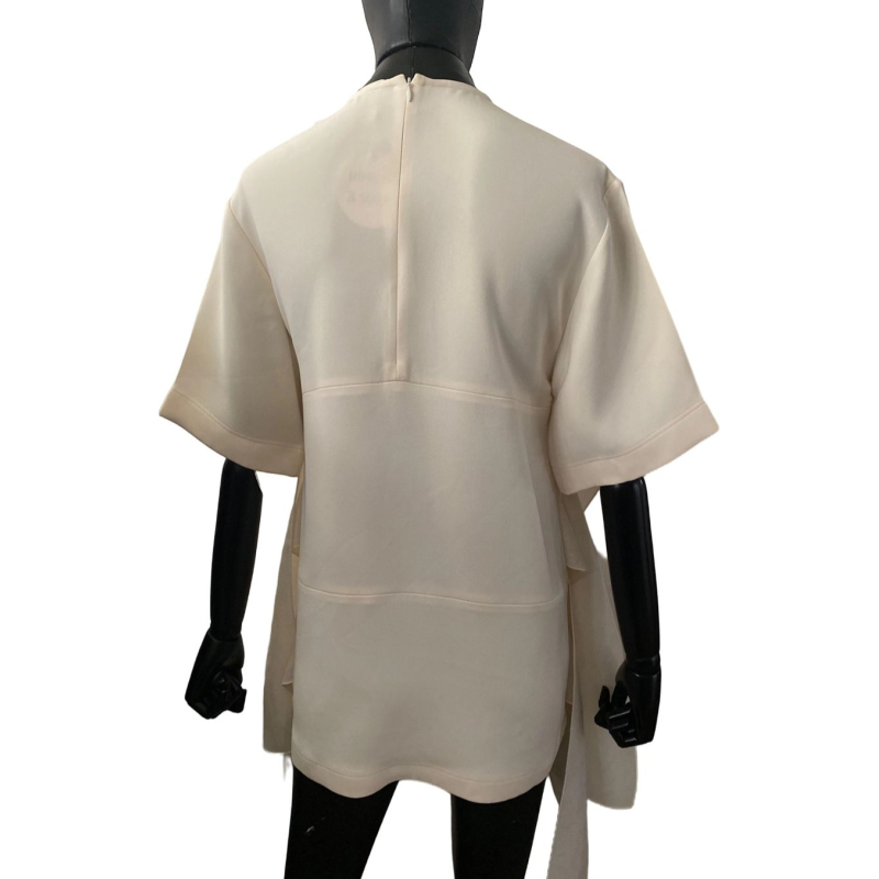Blusa Celine Off-White Seda - 36 Blusa Celine Off-White Seda - 36
