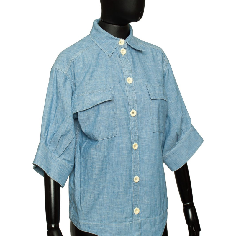 Camisa Chloé Jeans Azul-34