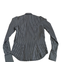 Camisa Ralph Lauren Listrada Social preta e branca-PP