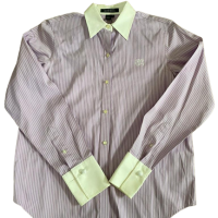 Camisa Ralph Lauren Social Lilás listrada-PP