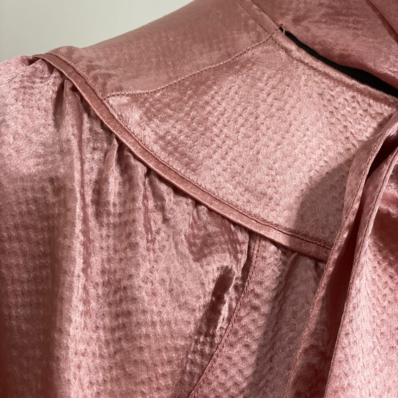Camisa Valentino Seda Rosa -4 0