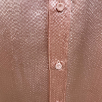 Camisa Valentino Seda Rosa-40
