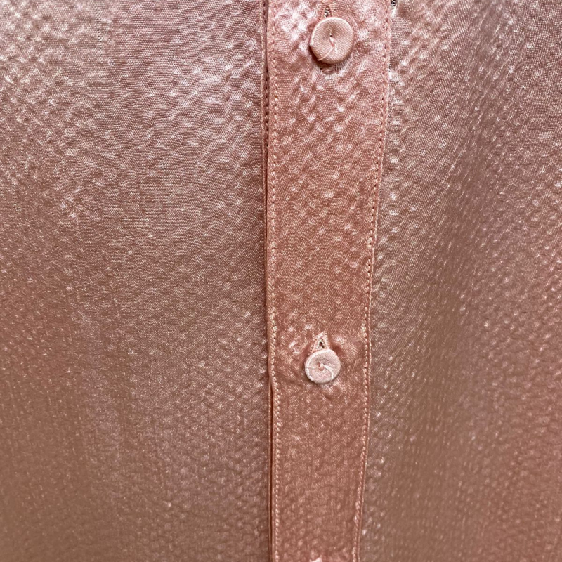 Camisa Valentino Seda Rosa-40