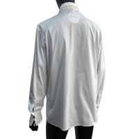 Camisa Versace Branca Manga Longa-42