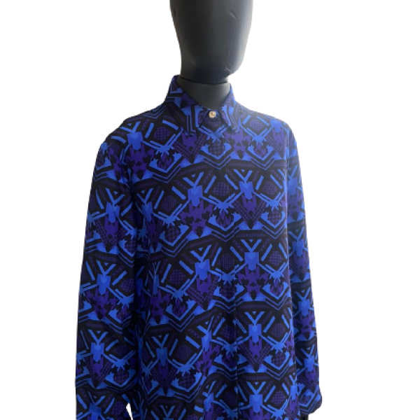 Camisa Versace Manga longa Azul-42