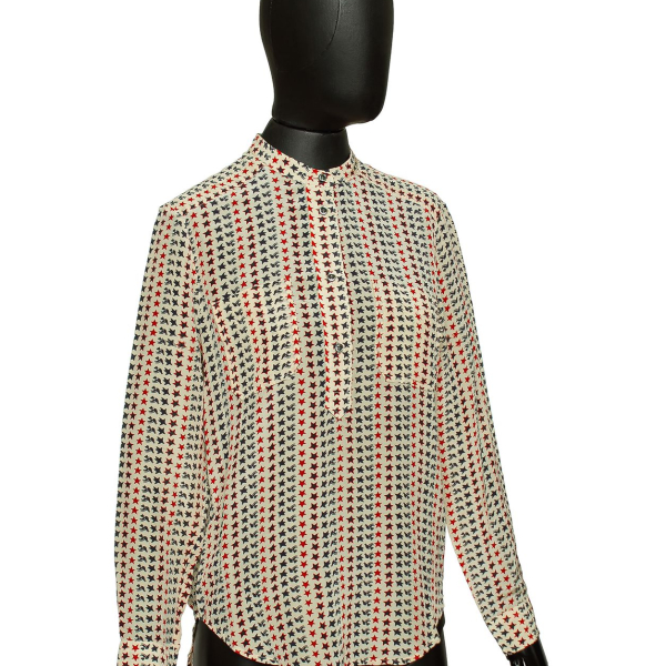 Camisa Isabel Marant em Seda Estampada - 38