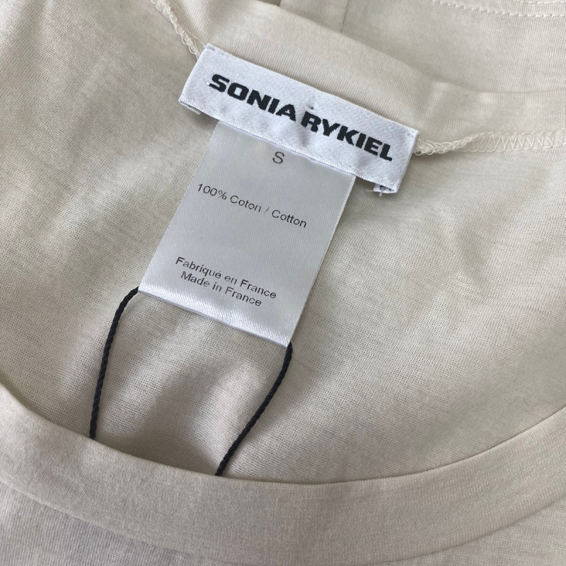  Camiseta Sonia Rykiel Bege - P