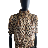 Blusa Roberto Cavalli Onça-36