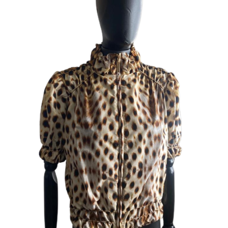 Blusa Roberto Cavalli Onça-36