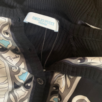 Cardigan Emillio Pucci Malha Seda Preto - M