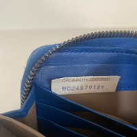 Carteira Bottega Veneta Intrecciato Azul