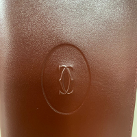 Carteira Cartier em Couro Vinho