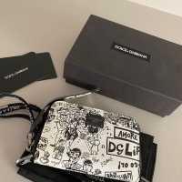 Carteira Dolce & Gabbana Preta C/ Branca