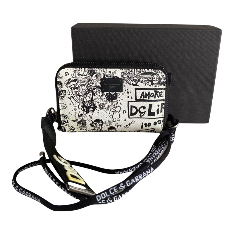 Carteira Dolce & Gabbana Preta C/ Branca Carteira Dolce & Gabbana Preta C/ Branca