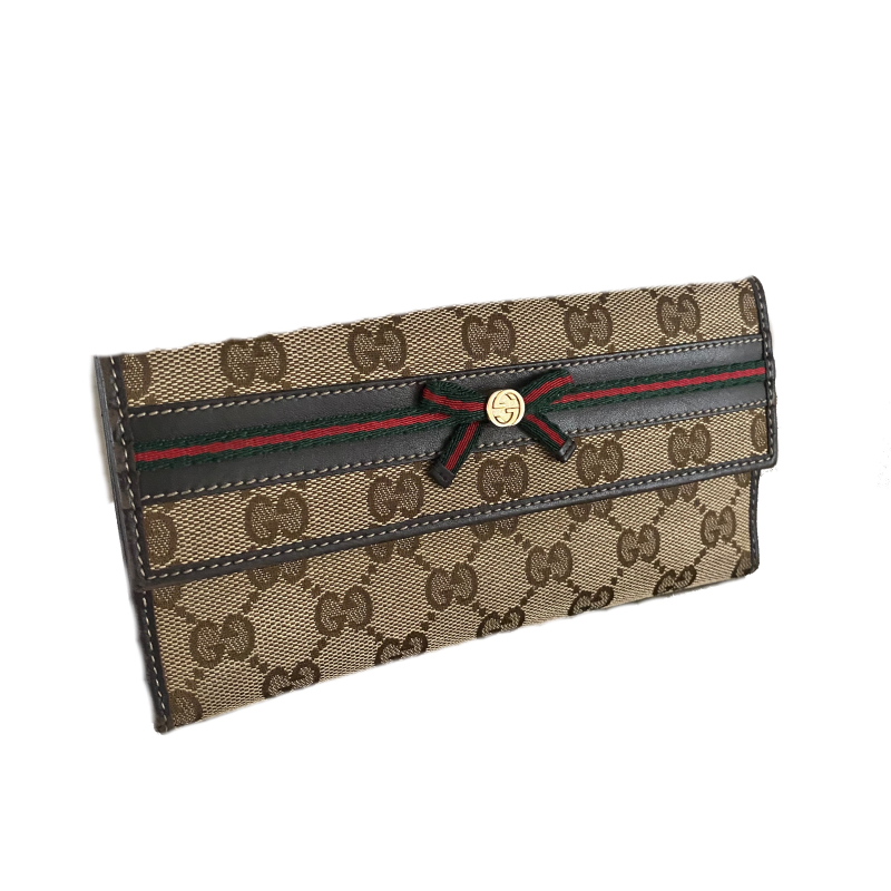 Carteira Gucci GG Jacquard Laço