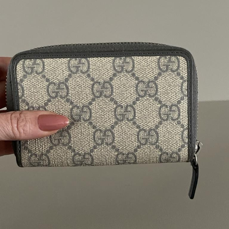 Carteira Gucci Logo Zíper