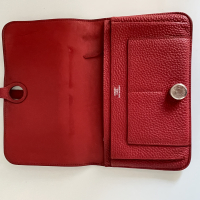 Carteira Hermès Dogon Vermelha