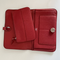 Carteira Hermès Dogon Vermelha