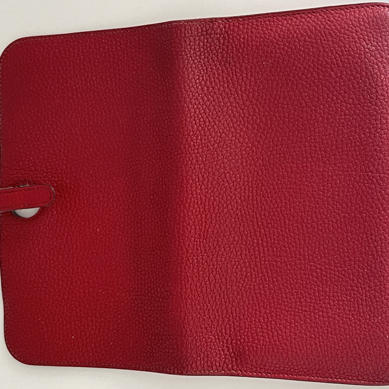 Carteira Hermès Dogon Vermelha
