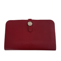 Carteira Hermès Dogon Vermelha