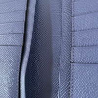 Carteira Salvatore Ferragamo Continental Azul - Nunca usada.