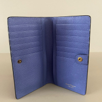 Carteira Salvatore Ferragamo Continental Azul - Nunca usada.