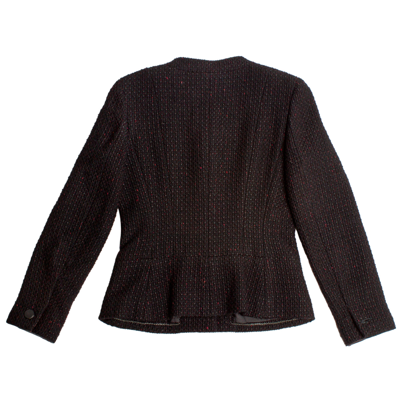 Casaco Chanel Boucler Preto