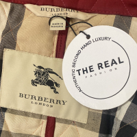 Casaco Burberry Matelassê Nylon Vinho-40