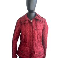 Casaco Burberry Matelassê Nylon Vinho-40