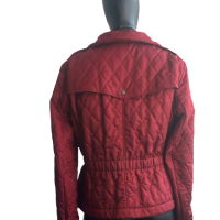 Casaco Burberry Matelassê Nylon Vinho-40