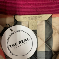 Casaco Burberry Nylon Matelassado Vinho-P