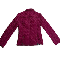 Casaco Burberry Nylon Matelassado Vinho-P