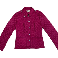 Casaco Burberry Nylon Matelassado Vinho-P