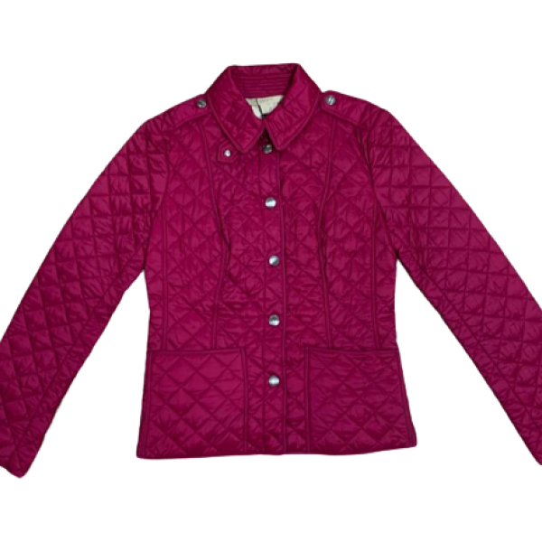 Casaco Burberry Nylon Matelassado Vinho-P Casaco Burberry Nylon Matelassado Vinho-P
