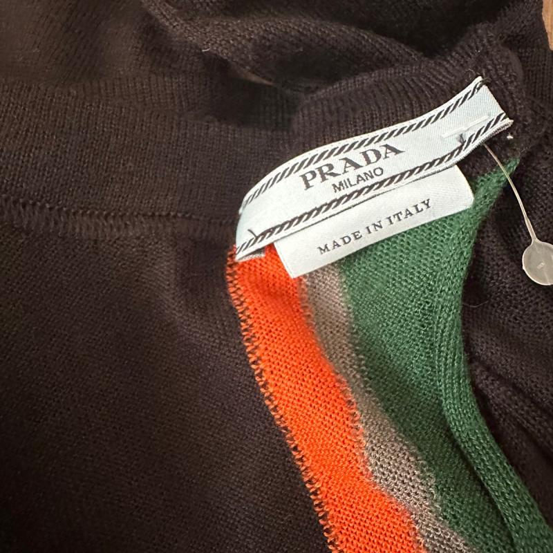 Casaco Cardigan Prada Preto-38