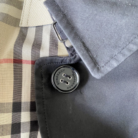 Casaco Trench Burberry Gabardine Preta