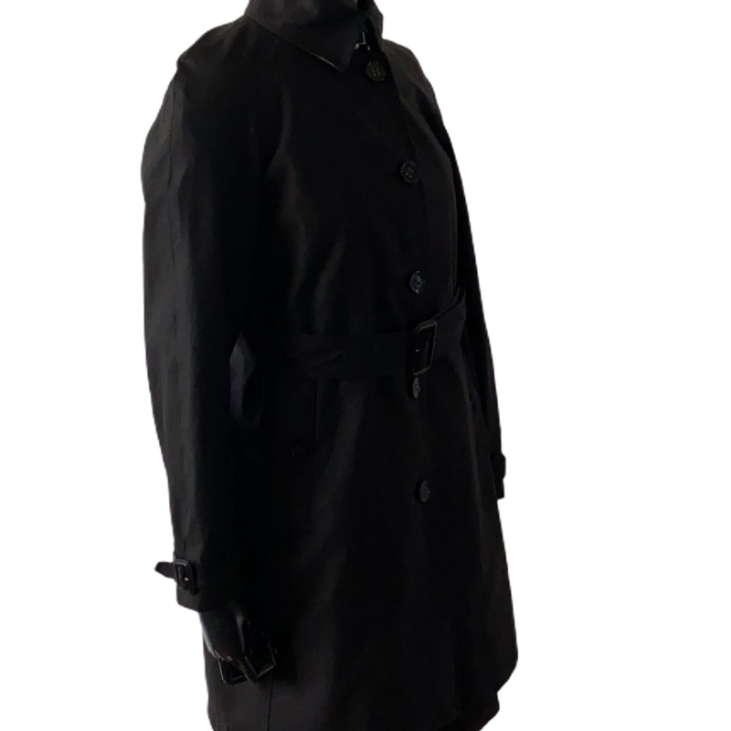 Casaco Trench Burberry Gabardine Preta