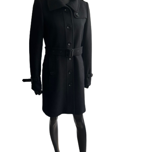 Casaco Trench Burberry Preto-38 Casaco Trench Burberry Preto-38