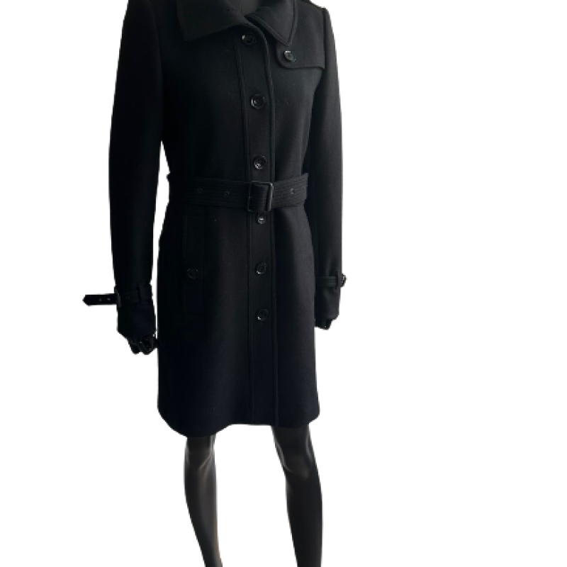 Casaco Trench Burberry Preto-38 Casaco Trench Burberry Preto-38