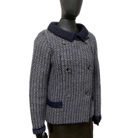 Cashmere Chanel Embellished Azul Marinho - 38