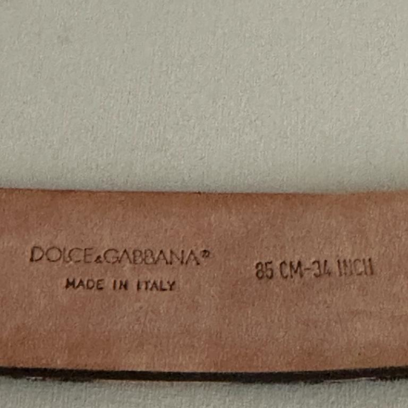 Cinto Dolce &amp; Gabbana DG Onça 